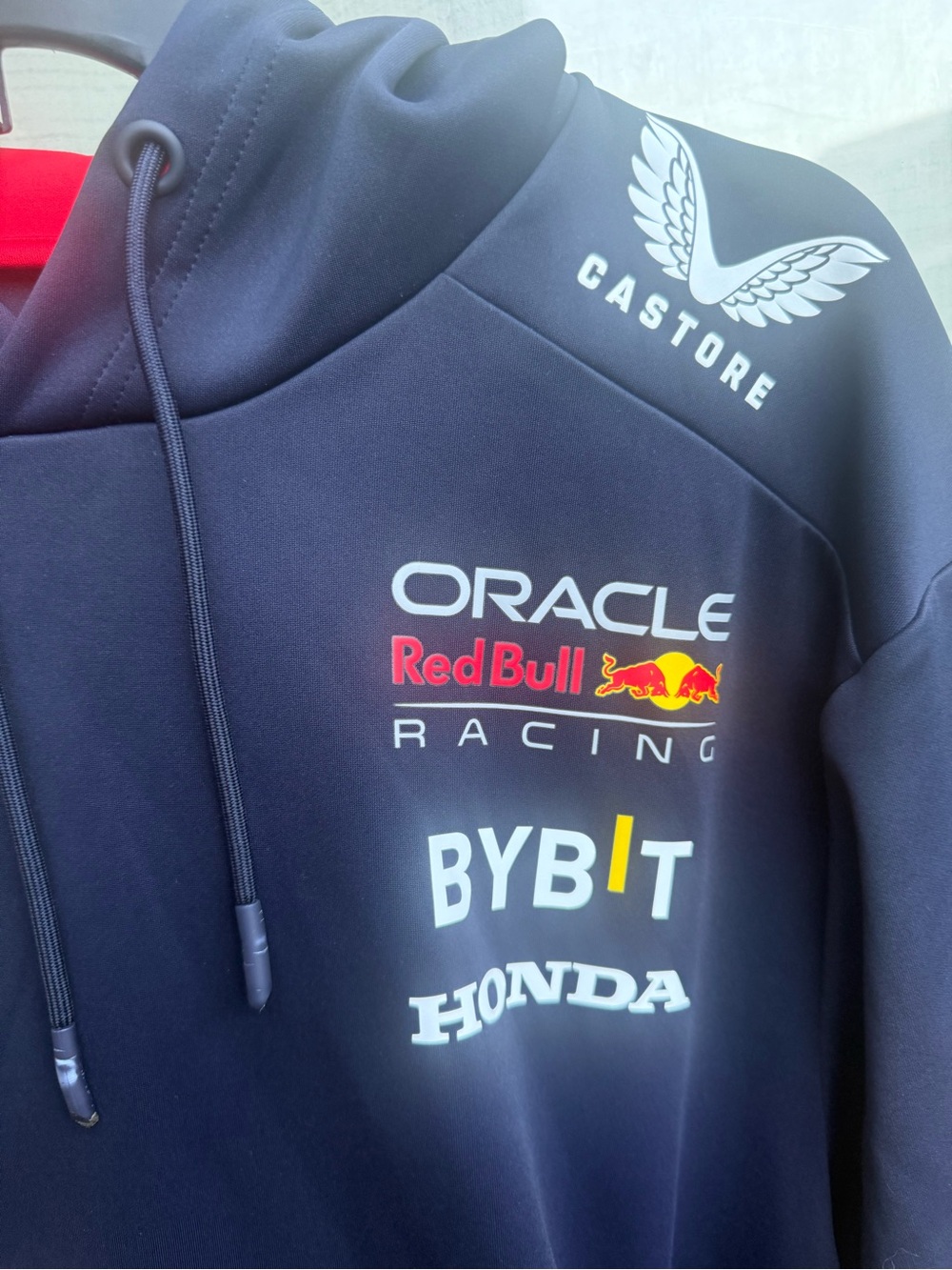 Red Bull Aston Martin Racing Team F-1 Team Puma Hoodie size xL - Picture 3 of 12